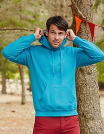 10 Fruit of the Loom Kapuzenpullover inkl. einfarbigen Druck