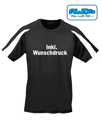 Just Cool Contrast Cool T, Funktions-Shirt inkl. Druck