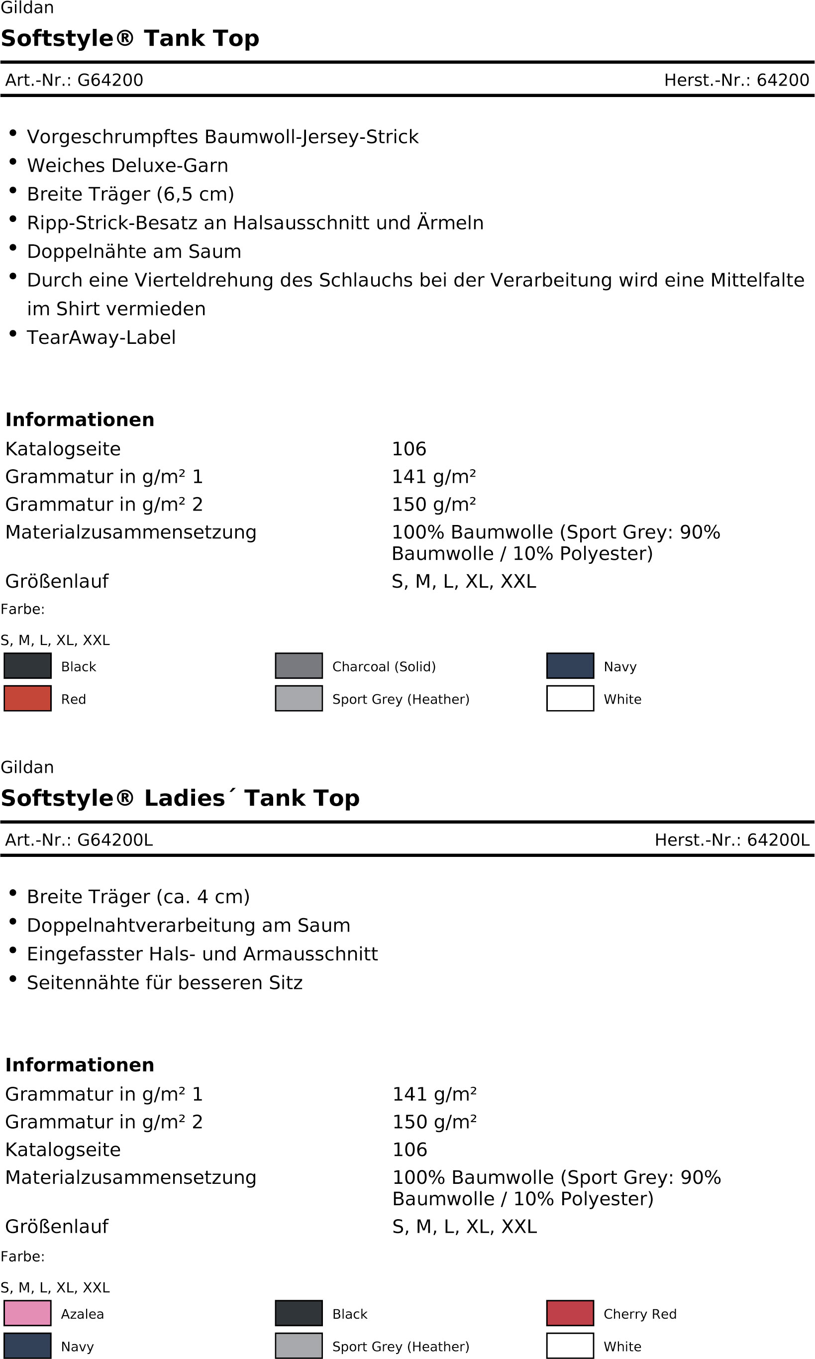 Gildan-Softstyle-Tanktop